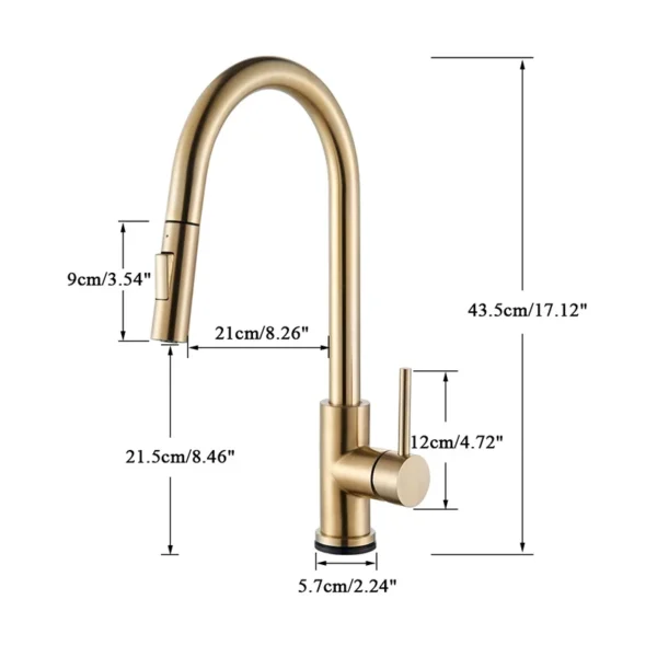 Kitchen Mixer Tap Single Lever Mixer - Image 5